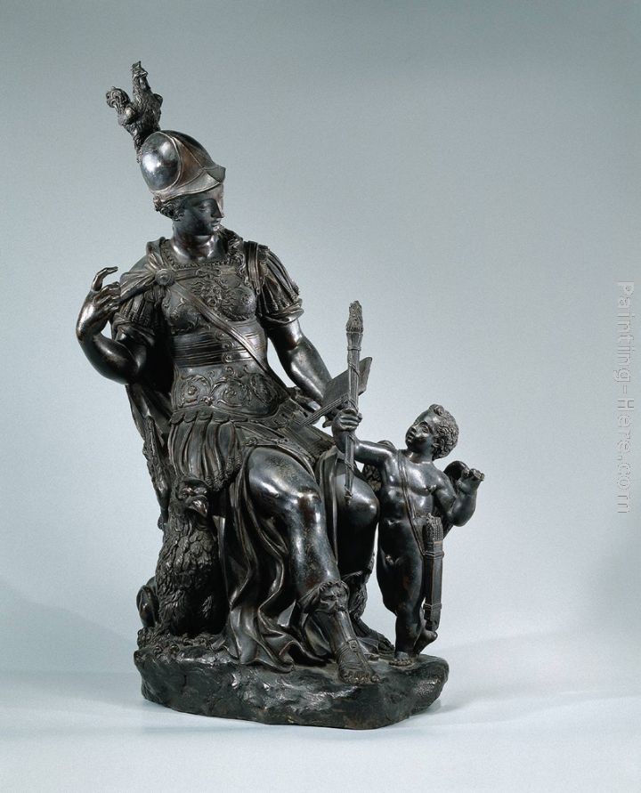 Girolamo Campagna Minerva and Cupid